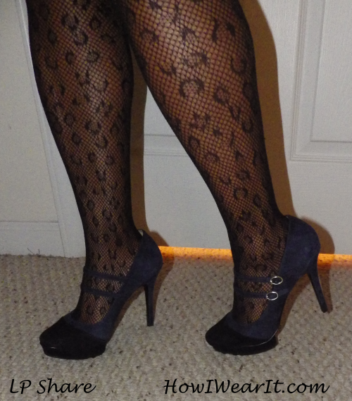 Cheetah print hose & heels!